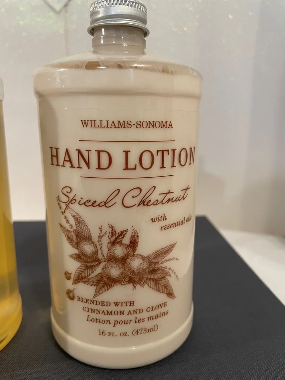 Williams Sonoma Spiced Chestnut Hand Lotion & Hand Soap — Cream & Gold